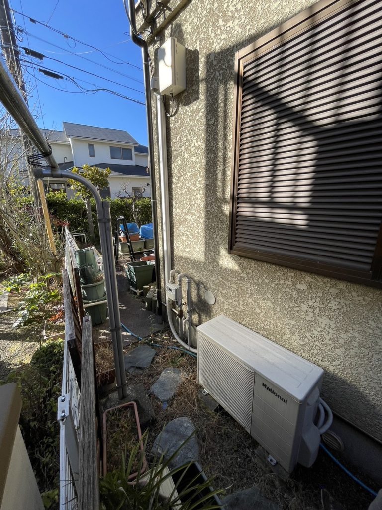 守谷市のお客様　エアコン交換工事